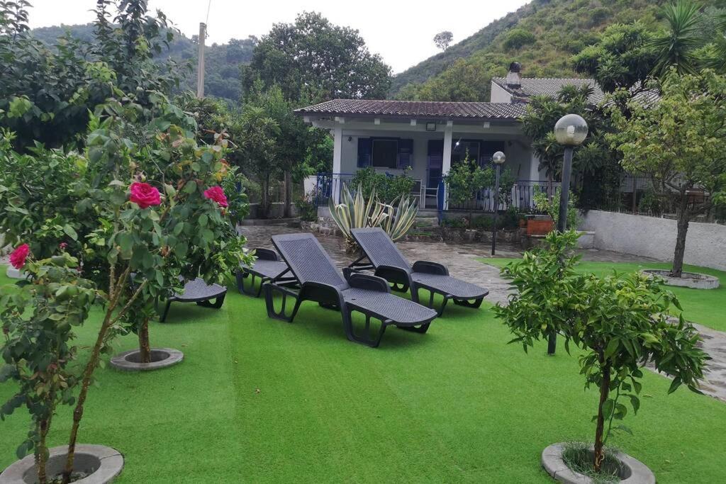 Villa Cilento Mare, Bellissima Con Ampio Giardino Капителло Экстерьер фото
