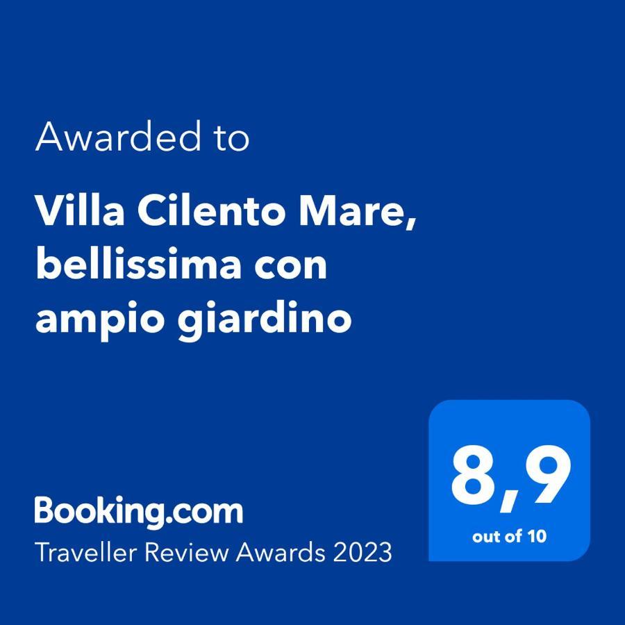 Villa Cilento Mare, Bellissima Con Ampio Giardino Капителло Экстерьер фото
